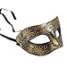 Antique Gold Black Roman Greek Men Venetian Mardi Gras Party Masquerade Mask