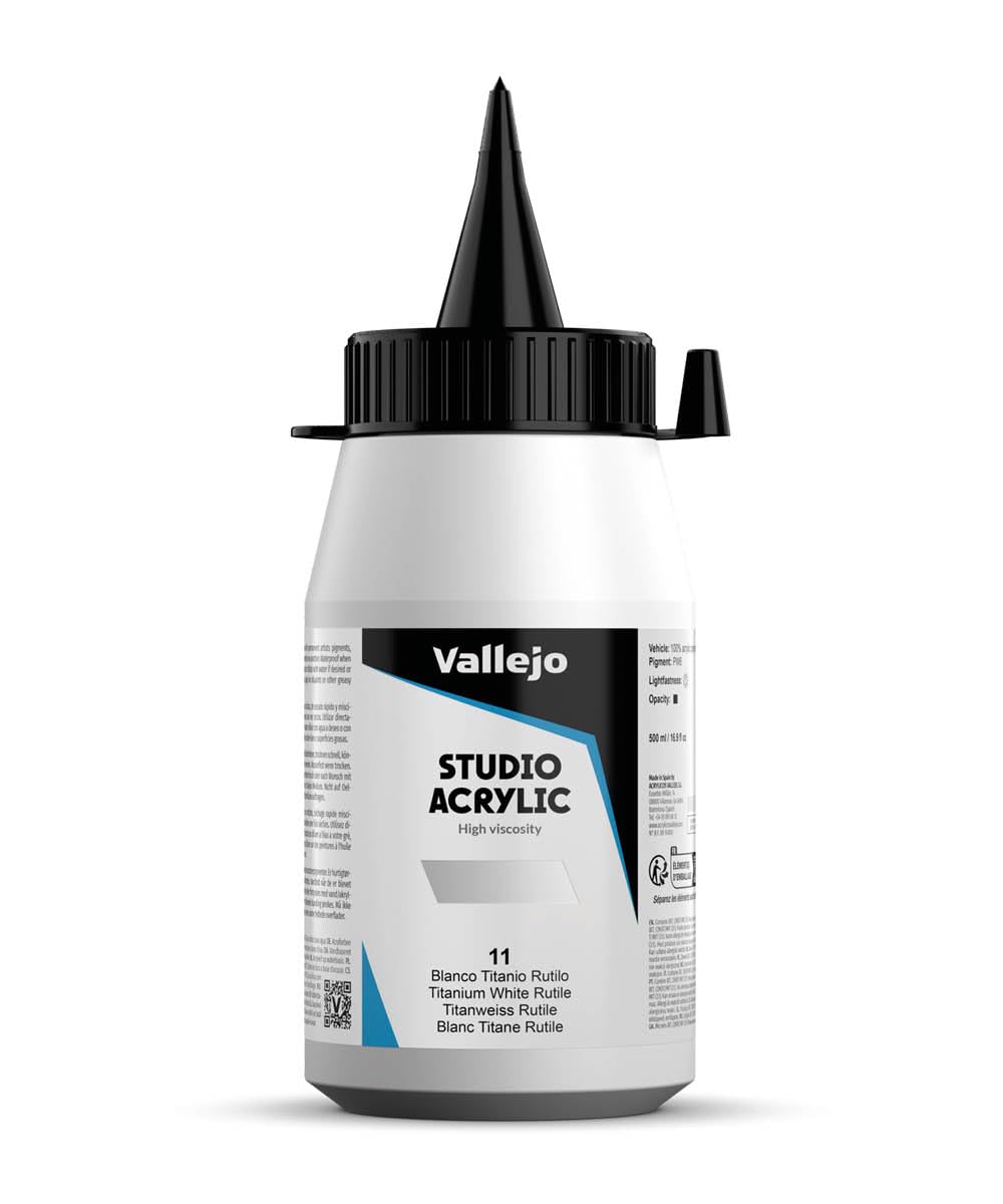 AV Studio Acrylic : 500ml TITANIUM WHITE