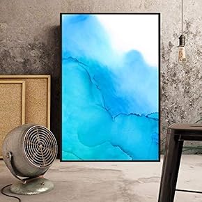 Floating Framed Canvas Wall Art for Living Room, Bedroom Ink Canvas Prints for Home Decoration Ready to Hang - 16x24 inches