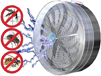 AICLOU Solar Powered Mosquito Killer Lamp, Newest Solar Mosquito Repellent UV Lamp Light Fly Insect Bug Mosquito Zapper Killer Repellent