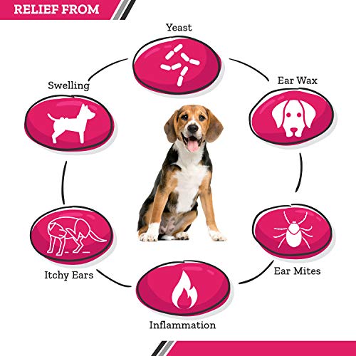 Truseb Medicated Ear Cleaning Flush for Dogs & Cats Chlorhexidine