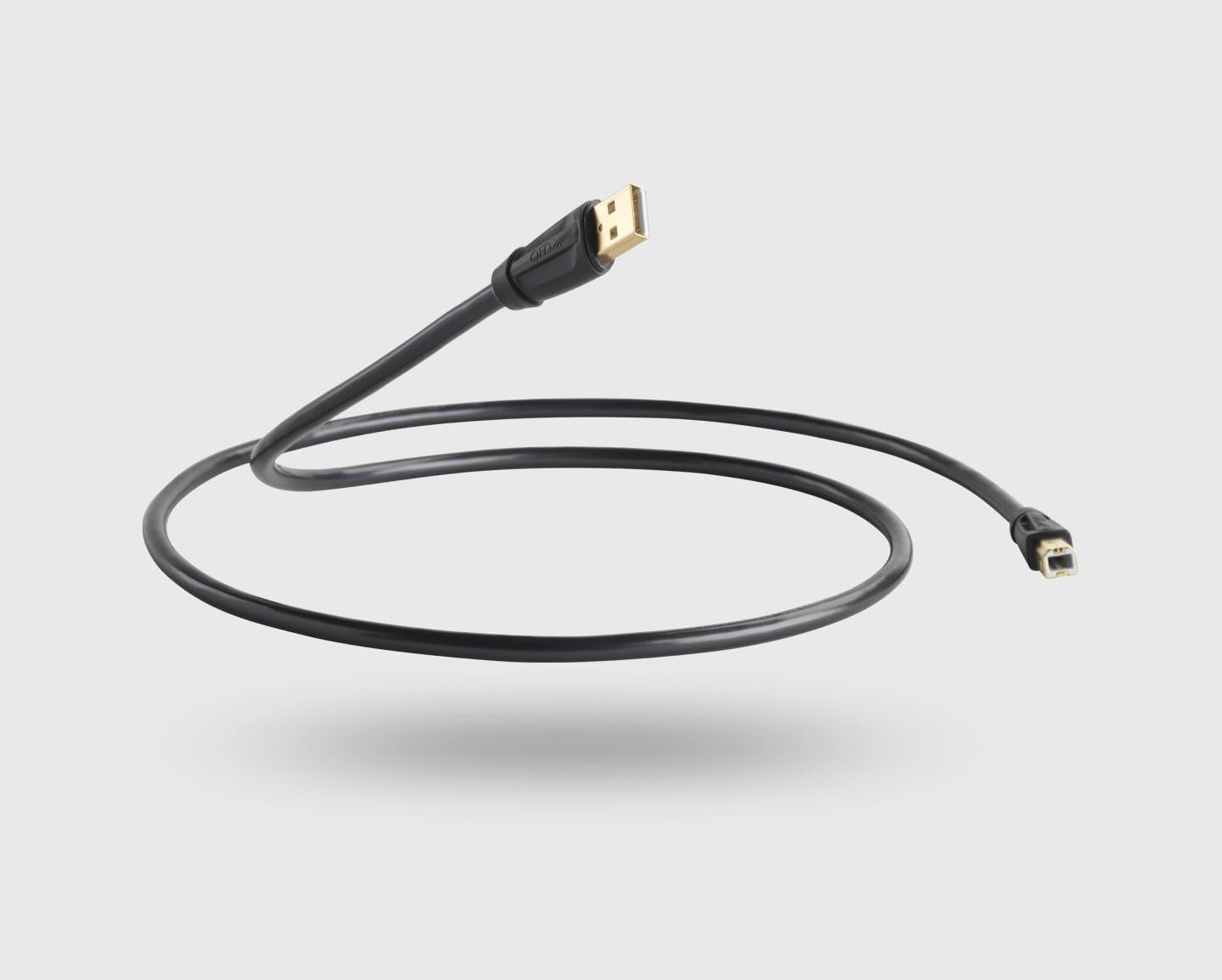 QED Performance USB Cable A to B 1.5 m Graphite, 1.5 meters