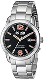 SO&CO New York Men's 5011B.1 SoHo Quartz Date Stainless Steel Link Bracelet Watch