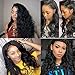 Dolago 360 Lace Frontal Wig Body Wave for Black Women, Glueless 180% Density 360 Lace Front Wig Brazilian Virgin 100% Human Hair Wigs Pre Plucked with Baby Hair Natural Color(Body Wave, 14inch)