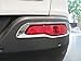 GOOACC ABS Chrome Rear Fog light lamp Cover Trim Fits Jeep Cherokee 2014 2015