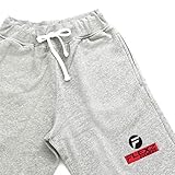 Flexz Fitness Gym Shorts SweatShorts | Bodybuilding Pants Joggers Gym Pants Gym Sweat Gray Large