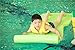 Fun Float Floating Pool Bed/Mat/Pad Soft Memory Foam with Vinyl Coat and Head Pillow, Lounger, Float Toy, Floaties, Swimming Raft, for Outdoor Swimming, Relaxing or Pool Party, Olive 1.77“ Thick