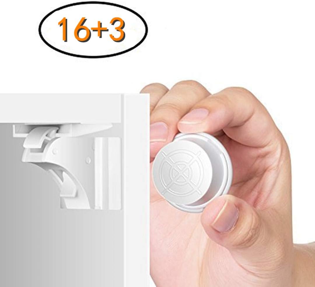 DLD Child Safety Locks (16 Locks + 3 Keys) Best Baby