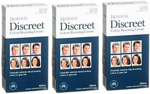 3 BOXES of Restoria Discreet Colour Restoring Cream 150ml by Fleurz