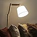 Brightech Oliver LED Floor Lamp - Contemporary Natural Ash Shaded Light Fixture - Standard E26 Socket - Energy Efficient Brightech LightPro 9.5-Watt LED Bulb Included - Architectural Scale Beam Lamp