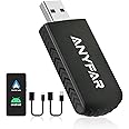 ANYFAR Android Auto Wireless Adapter for Android Phone, Dual-core 5G Chip, 5.8Ghz WiFi No Lag, USB-A & USB-C to A Cables, B4 Pro Car Dongle for Factory Wired Android Auto Car from 2017