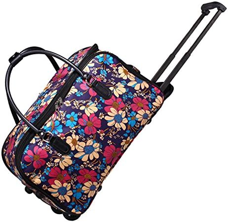 Xardi London RYANAIR EASYJET Cabin Travel Holdall Trolley Hand Luggage Wheeled Suitcase Holiday Flight Bag For Women