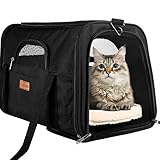 CLEEBOURG Pet Carrier Cat Carriers, Airline