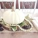 Wofair 49 Inch Wooden Bead Garland for Farmhouse Decoration with Tassels Rustic Country Decor Prayer Beads Hanging Decor