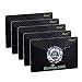 Manyi 5Pcs RFID Blocking Card, Protection Entire Wallet and Purse Shield, Contactless NFC Bank Debit Credit Card Protector Blocker (Black)