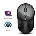 2.4G Wireless Mouse - Seenda Noiseless Ergonomic Optical Mice with Nano Receiver, Adjustable DPI 800/1200/1600 for PC, Laptop, Tablet, Computer, Mac (Black)