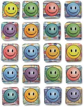 Creativity Street Creativity Street Peel And Stick Gemstone Stickers Smiley Face 20/Pack