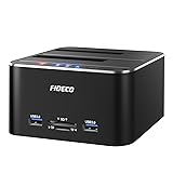 FIDECO Hard Drive Docking Station, USB 3.0 Aluminum
