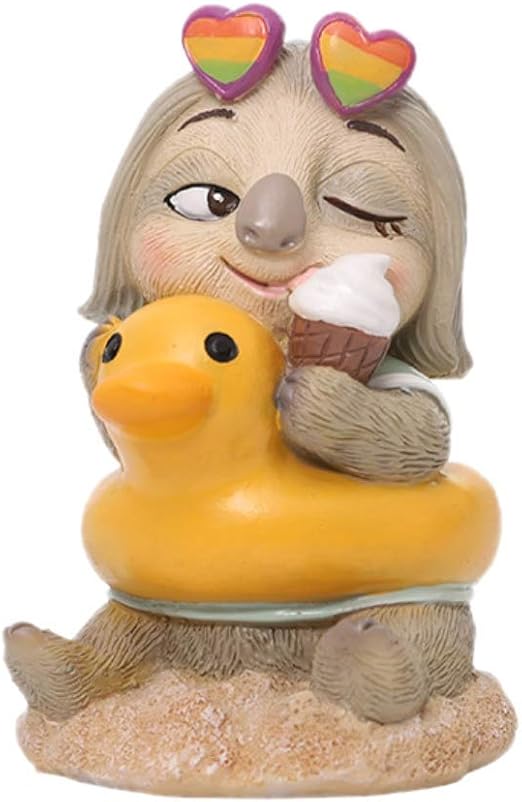 miniature sloth figurine