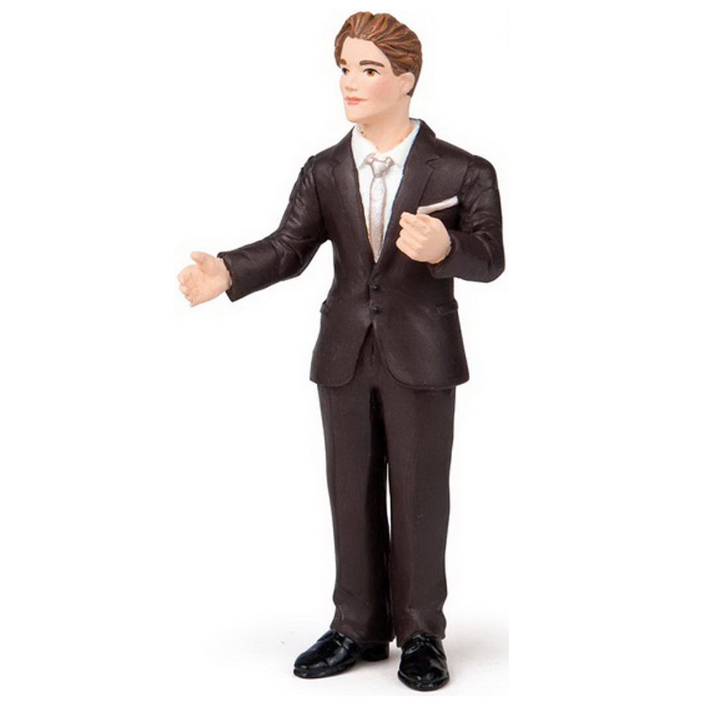 Papo - Realistic Groom In Suit Figure - Ages 3+ - Enchanted World Collection - Creative Play Celebration World - Gift Idea Toy for Girls and Boys