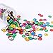 eBoot 70 Grams Loose Sequins Cup Sequins Bulk Iridescent Spangles Craft Supplies for Embroidery Applique Arts and Embellishment, Assorted Colors, 6 mm