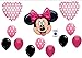 PINK MINNIE MOUSE BIRTHDAY PARTY Balloons Decorations Supplies