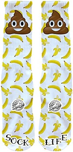 FSP Designs Shits Bananas Custom Performance Crew Socks
