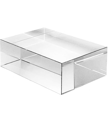 CiaoHER 2-Inch Thick Acrylic Display Block - 12" Round Polished Pedestal Stand For Collectibles