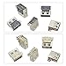TOVOT 150PCS USB Connectors Assortment Set 15 Sizes Micro USB Connectors Male and Female Ports 2.0 3.0 Type A Jack Socket Connector Replacement Adapters