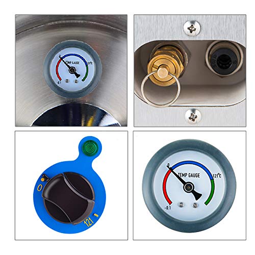 Alkita 14L High Pressure Steam Autoclave Sterilizer Lab Equipment 110V Class N TR250E