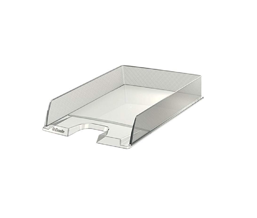 Esselte 623603 Letter Tray Euro Post - Crystal Clear