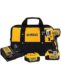 Kit de llaves de impacto compacta DEWALT DCF890M2, de 20V MÁX XR 3 8 pulgadas.