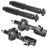 Partsam Full Set Shocks Struts For 2001-2006 Mazda MPV FWD 334418 334419