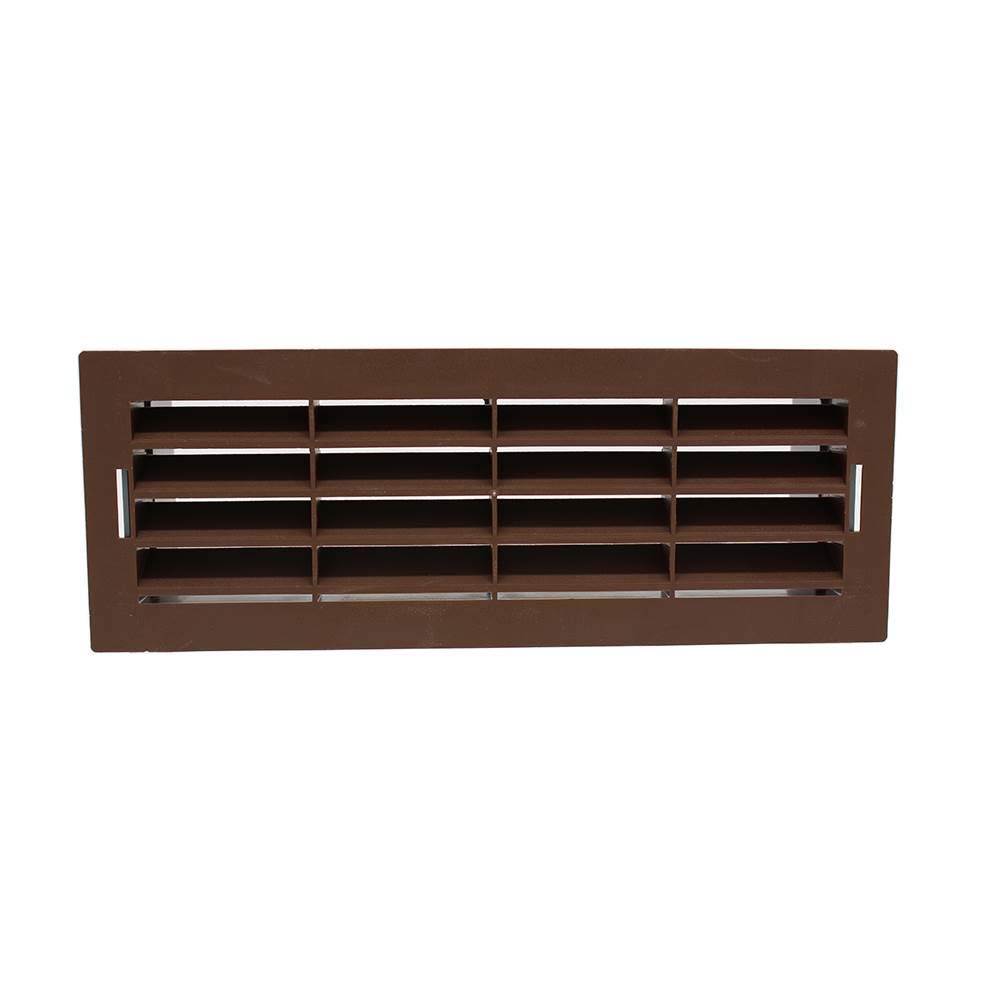 Kair Brown Airbrick Grille with Surround for 204mm x 60mm Ducting — image 1