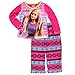 Barbie Big Girls' 2 Piece Sleepwear Set, Pink, Small