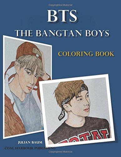 BTS. The Bangtan Boys. Coloring Book