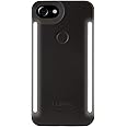 LuMee Duo Phone Case, Black Matte | Front & Back LED Lighting, Variable Dimmer | Shock Absorption, Bumper Case, Selfie Phone Case | iPhone 8 / iPhone 7 / iPhone 6s / iPhone 6 (LD-IP7-BLK)