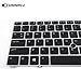 SUNMALL Backlit Keyboard Replacement with Silver Frame and Mouse Pointer Compatible with HP Elitebook Folio 9470m 9480m Series Black US Layout