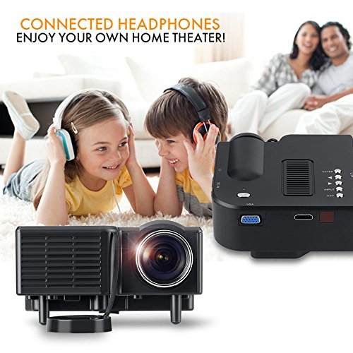 image for Fosa UC28+ Mini Pico Projector Home Cinema Theater Digital 1080P HD LE