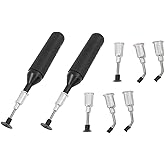 Jiayouy Pack of 2 Vacuum Sucking Pen Pick up Tool Kit with Suction Tips and Suction Cups for IC SMD Precision Component Place