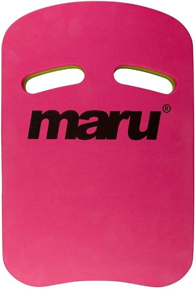 MARU Maru Swimming Kickboard Pink Lime 42 x 28 cm Easy Grip Non-Chafing