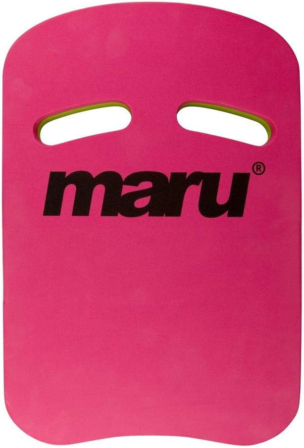 MARU Maru Swimming Kickboard Pink Lime 42 x 28 cm Easy Grip Non-Chafing