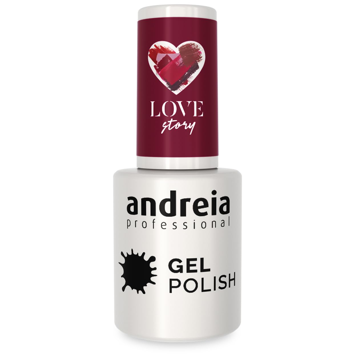 Andreia Semi-Permanent Nail Gel Polish for UV/LED Lamp - Intense Shine and 4 weeks Lasting Manicure Nail Gel Varnish - Colour 303 Red 10.5 ml