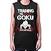 Training to Beat Goku Super Nerdy Ninja Sleeveless T Shirt Black