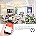 Pack of 2 Smart Wi-Fi Plug - Power Monitoring/Voice Control/Timer Function Electrical Socket - Wireless Mini WiFi Dual Outlet - Works with Amazon Alexa, Google Home and IFTTT - No Hub Required, 16A