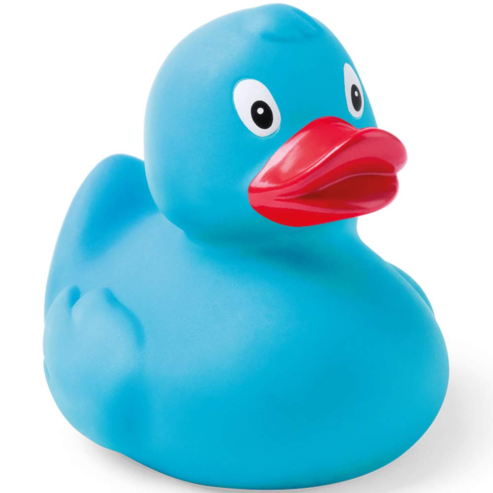 eBuyGB Rubber Duck Floating Bath Time Toy for Children, Light Blue, Pack of 8