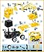 MUKIKIM Construct A Truck - Excavator. Take it Apart & Put it Back Together + Friction Powered(2-Toys-in-1!) Awesome Award Winning Toy That Encourages Creativity! …