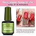 Gel Nail Polish Remover, Magic Nail Polish Remover, Easily & Quickly Removes Soak-Off Gel Polish, Don't Hurt Nails, Professional Non-Irritating Nail Polish Remover-15ml