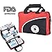REEBOW TACTICAL GEAR 115 Piece First Aid Kit Medical Supply Survival Gear Bag for Car Home Office Outdoor Camping Hiking Travel Sports Earthquake Emergency Kits