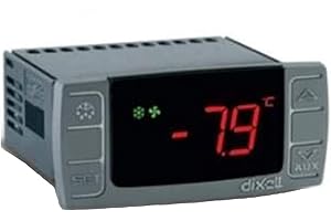 LSBYLM Dixell XR02CX-4N1F1 Digital Temperature Thermostat Controller with Off Cycle Defrost 110V/50-60Hz for FRIDGES FREEZERS Heating Appliances